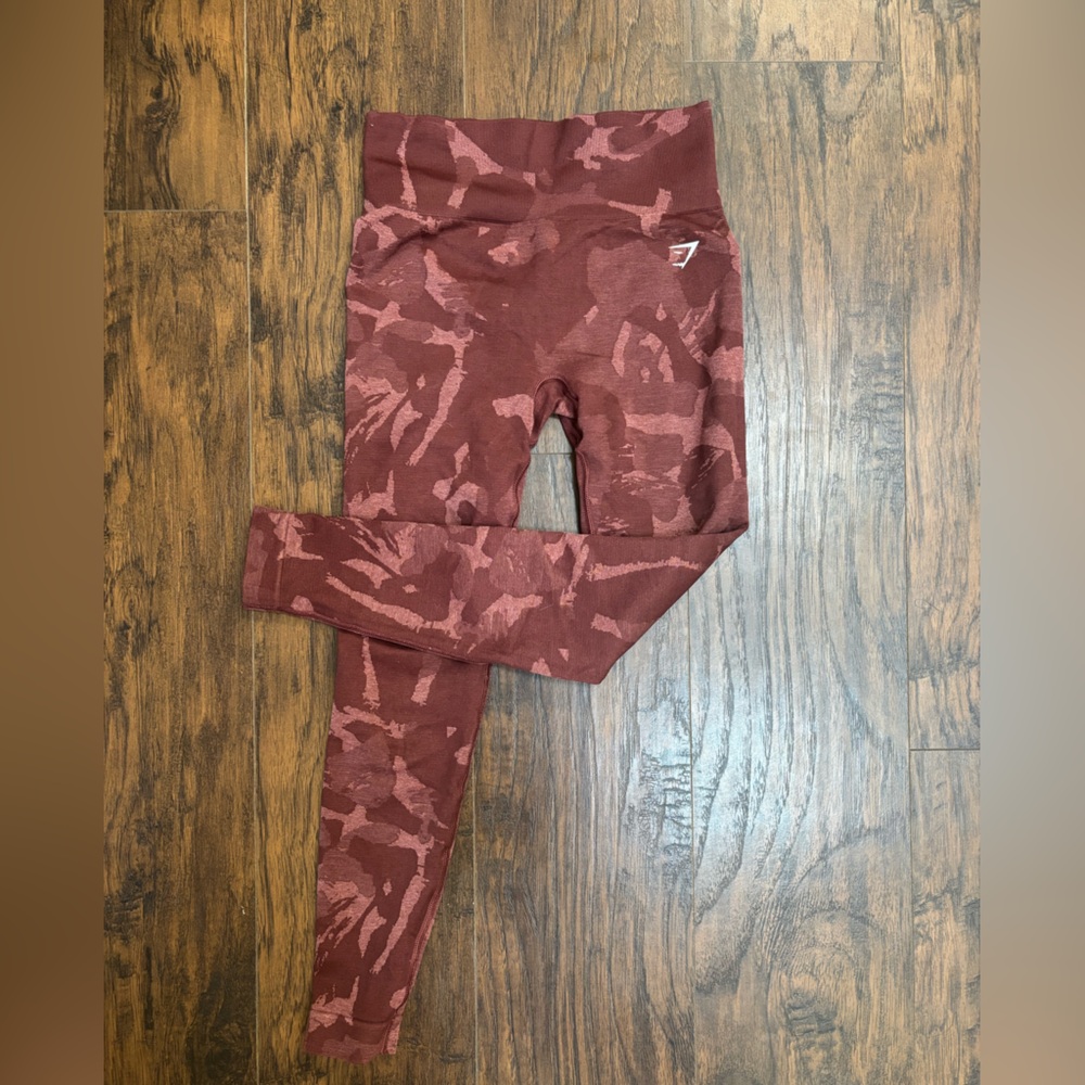 Gymshark Red Camo Leggings
